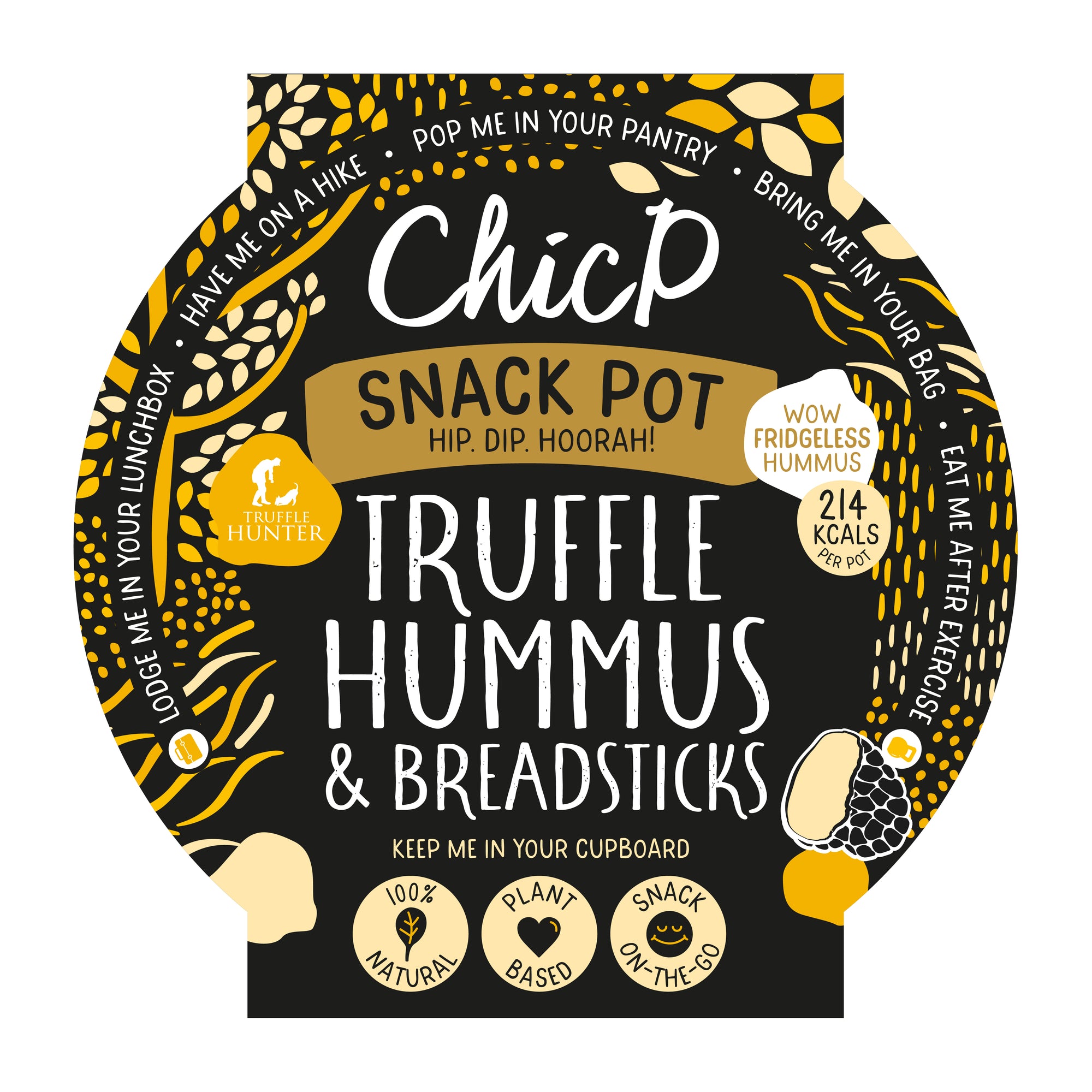 ChicP Truffle Hummus Fridge-less Snack Pot