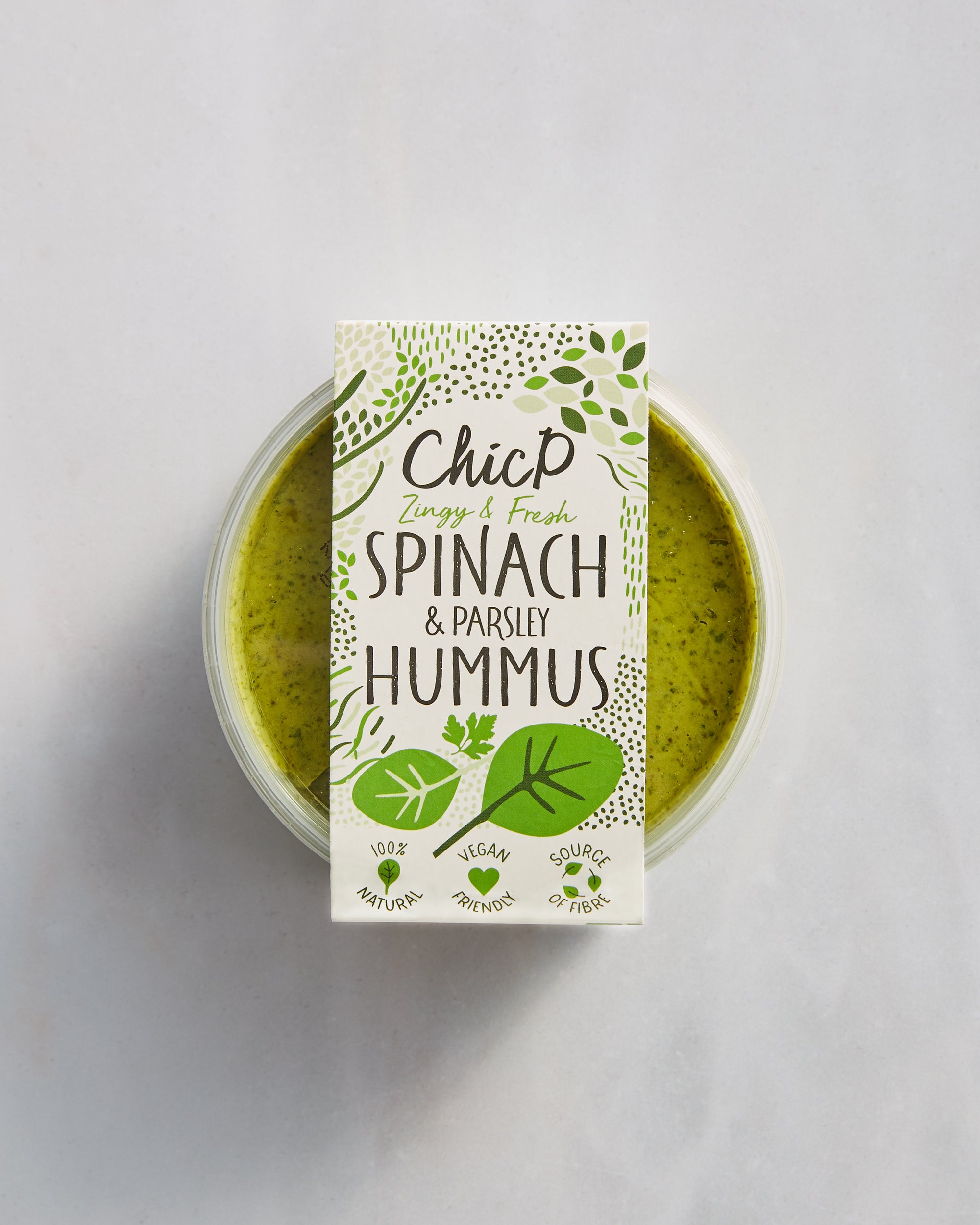 Zingy & Fresh - Spinach & Parsley Hummus